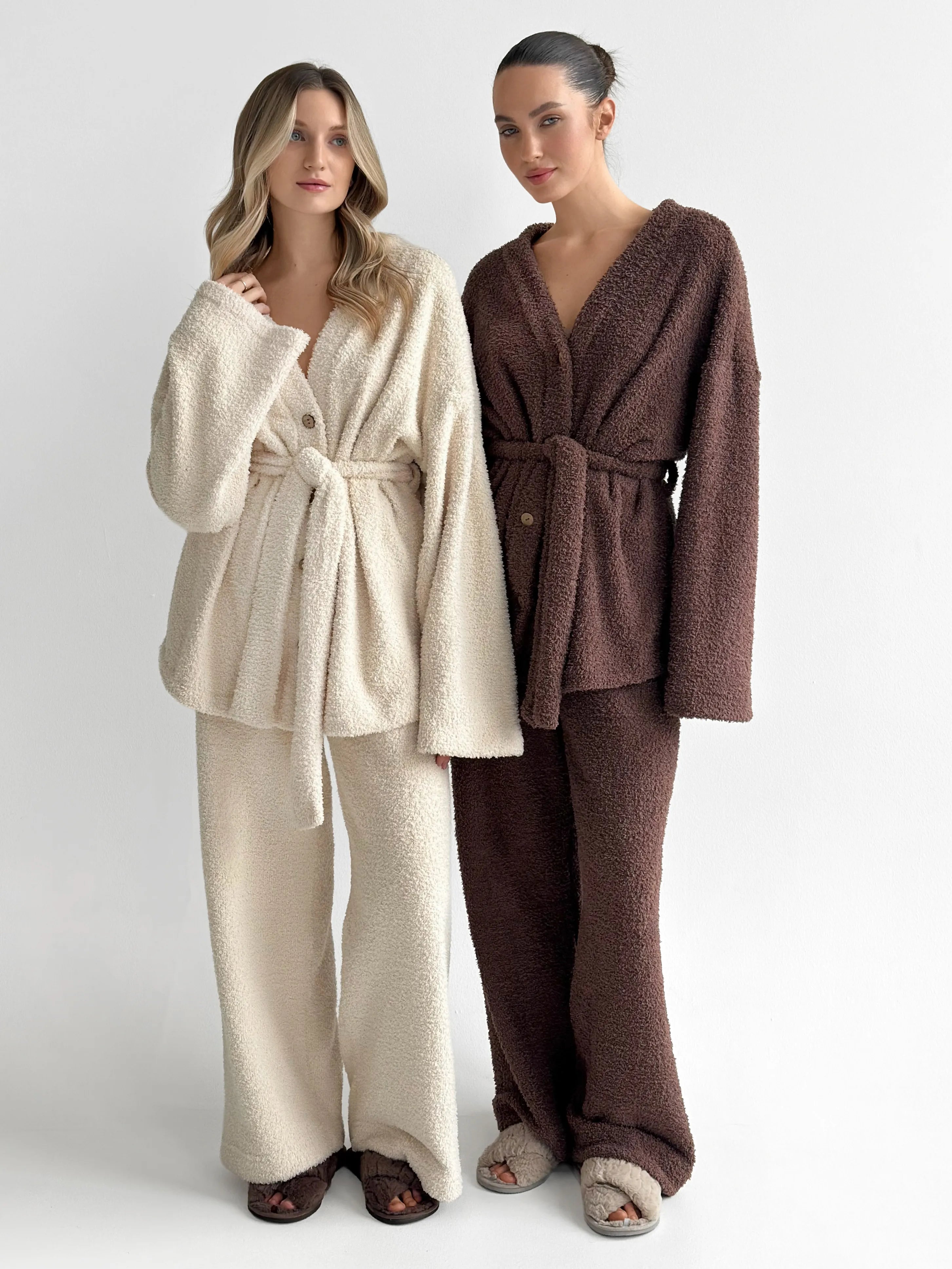 SOFT terry Pants brown