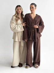 SOFT terry Pants milky