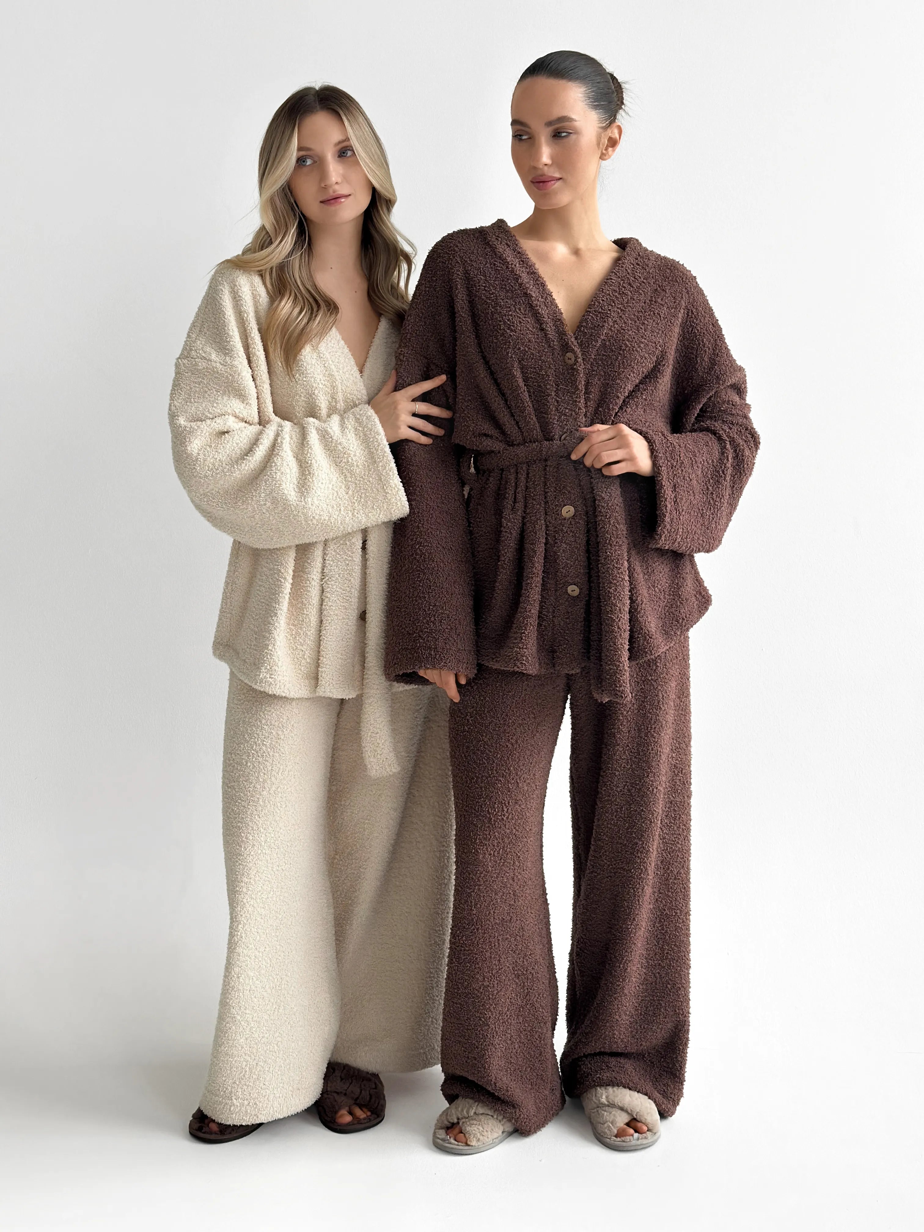 SOFT terry Pants milky