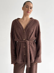 SOFT terry Pants brown