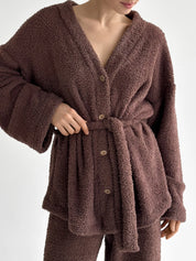 SOFT terry Pants brown