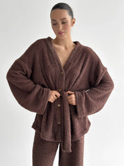 SOFT terry Pants brown