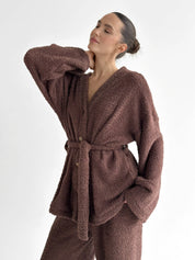 SOFT terry Pants brown