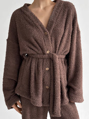 SOFT terry Pants brown