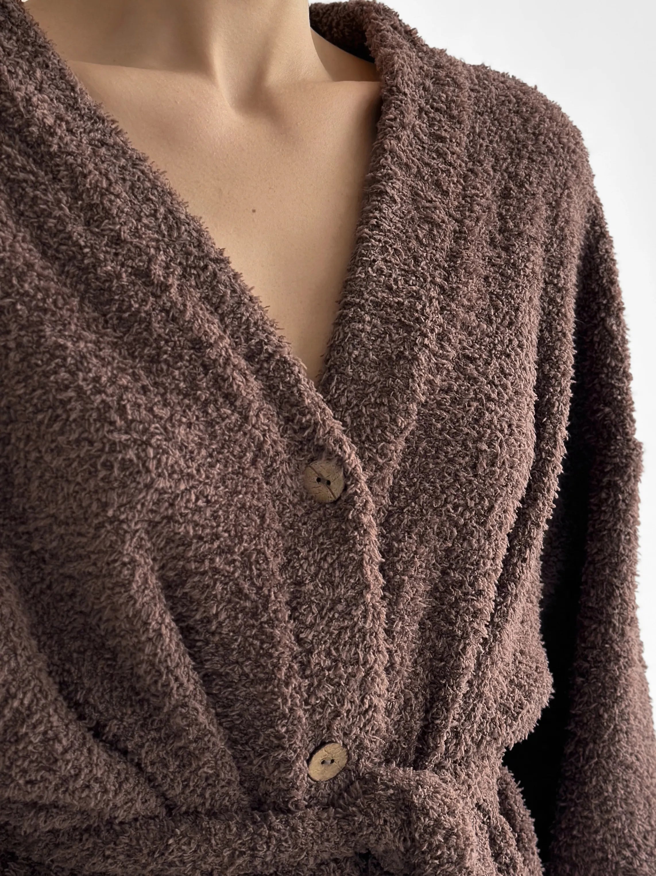 SOFT terry Pants brown