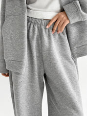 Suit Jacket and Pants (flat) 3-thread insulated gray