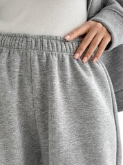 Suit Jacket and Pants (flat) 3-thread insulated gray