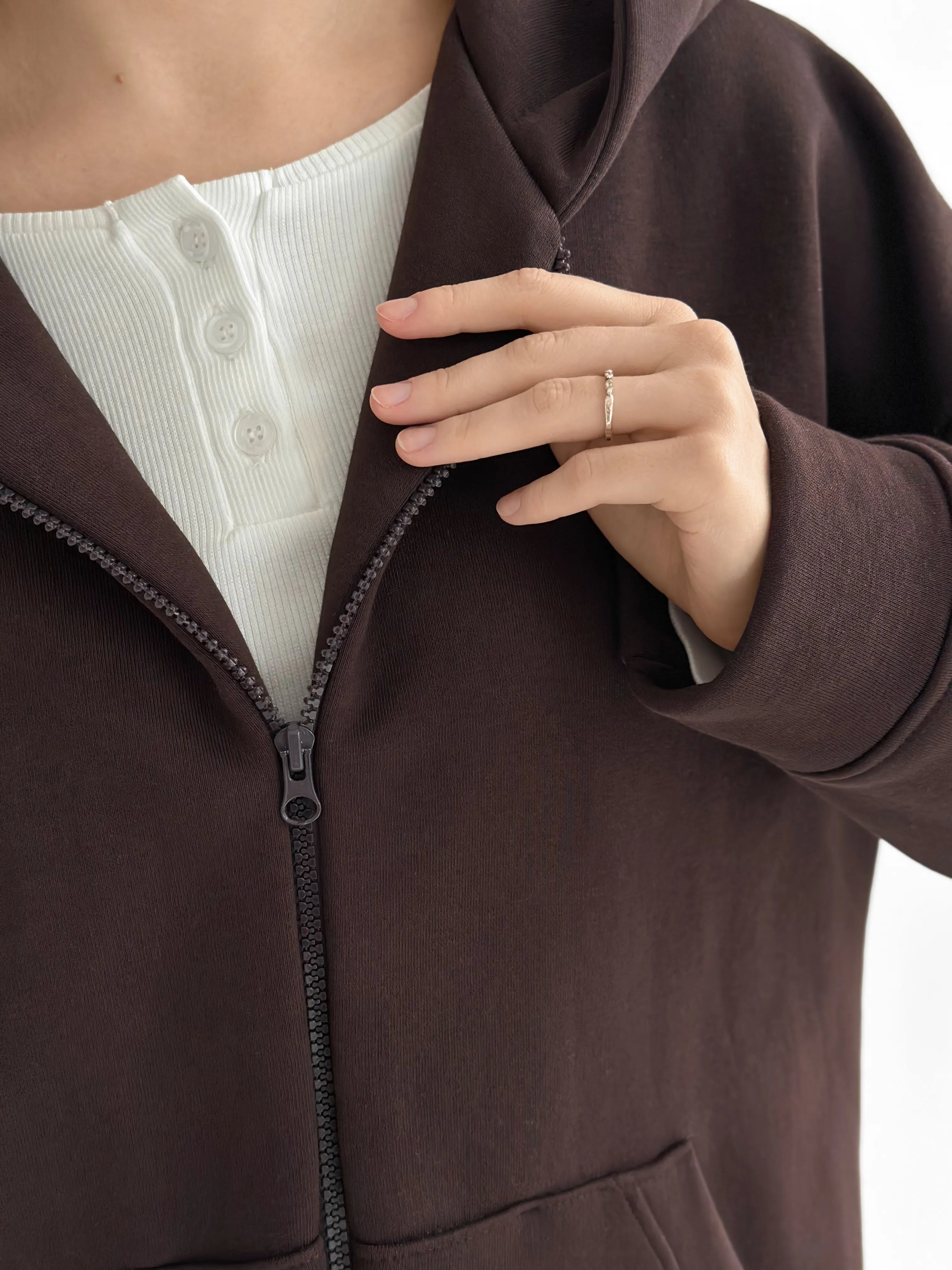Suit Jacket and Pants (flat) 3-thread insulated brown