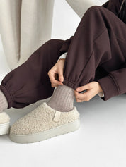 Suit Jacket and Pants (flat) 3-thread insulated brown