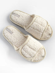 Women's slippers HS open TEDDI white