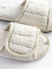 Women's slippers HS open TEDDI white