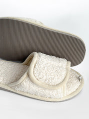 Women's slippers HS open TEDDI white