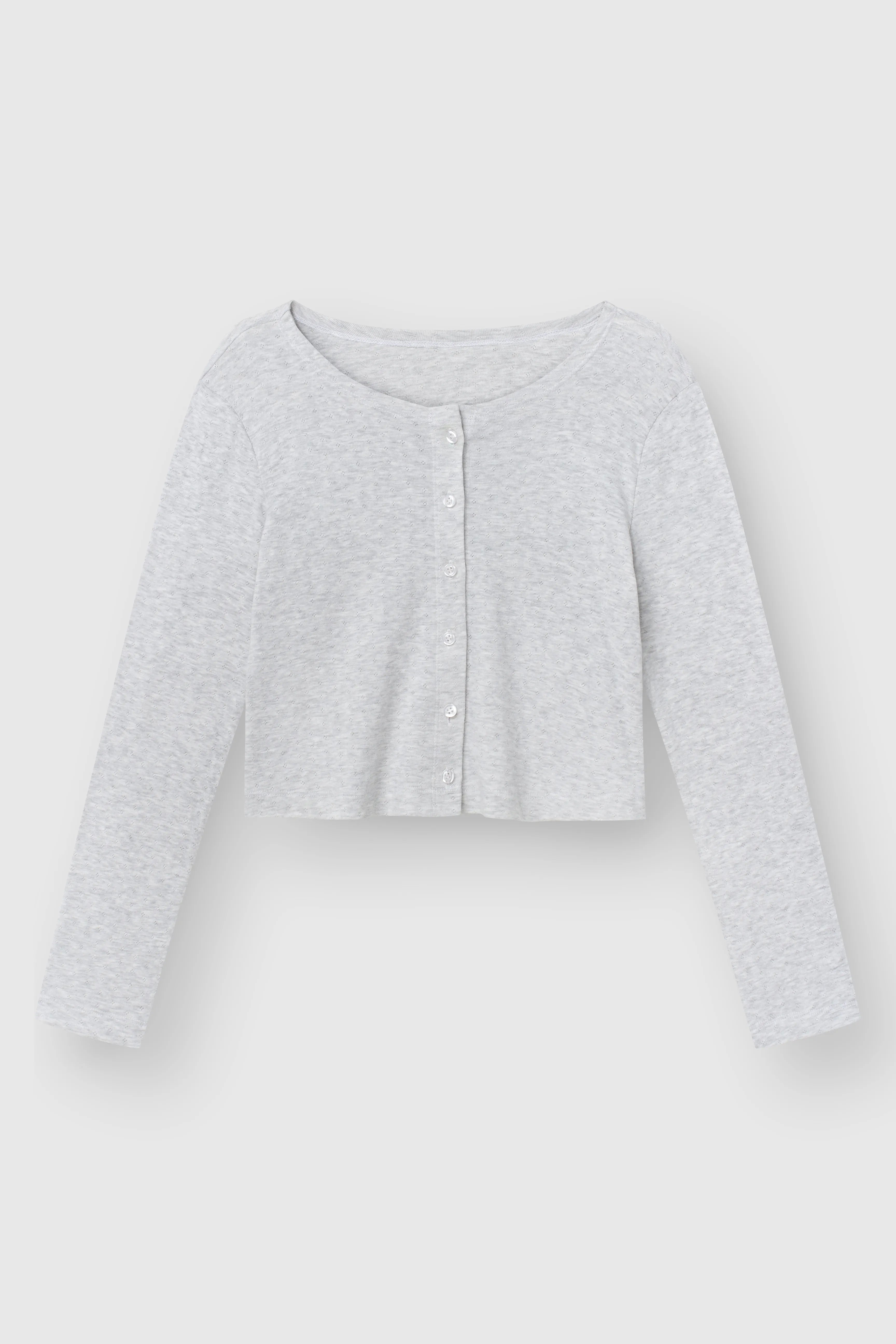 Ribbed longsleeve gray