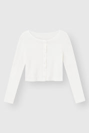 Ribbed longsleeve milk