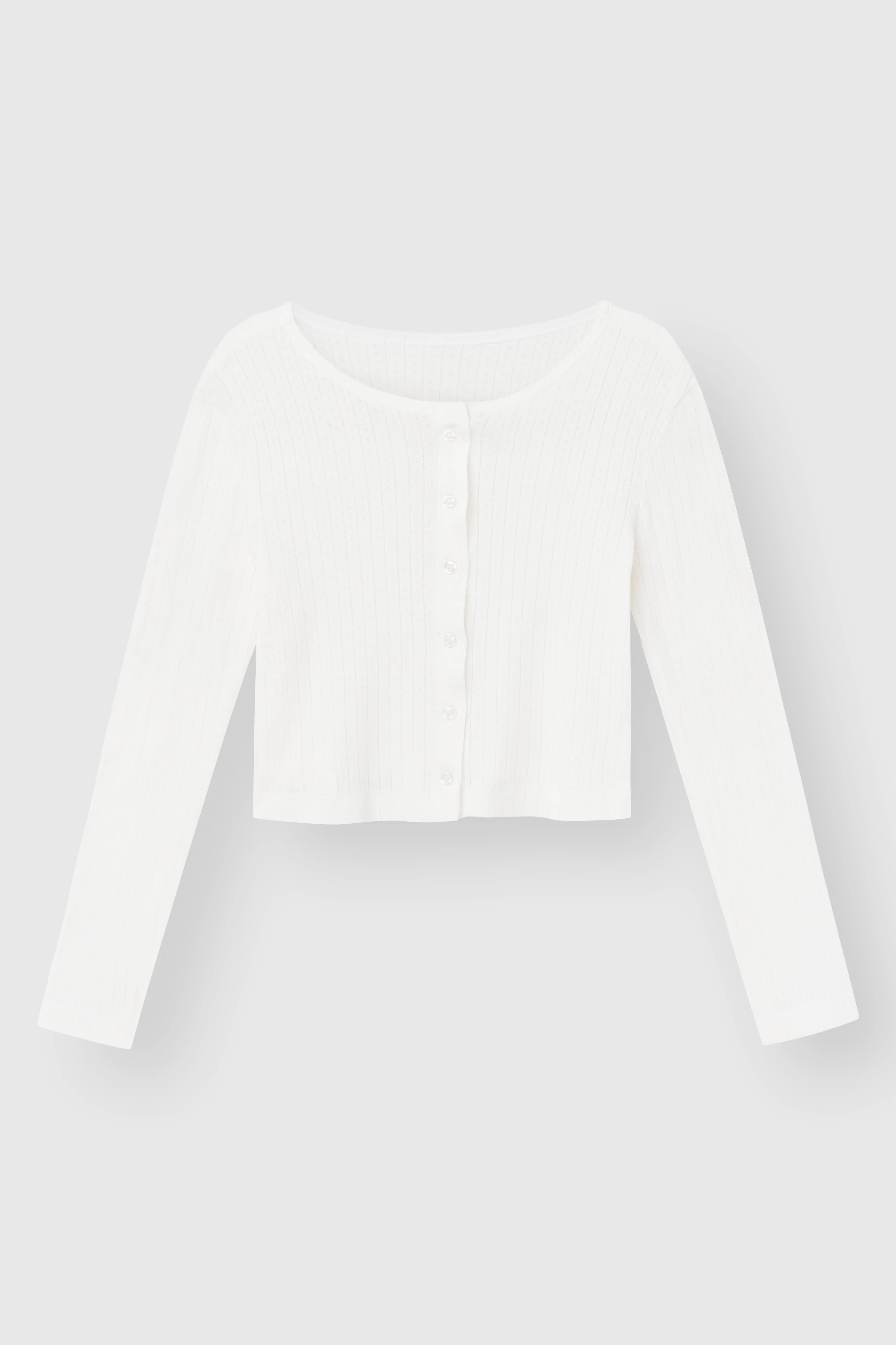 Ribbed longsleeve milk