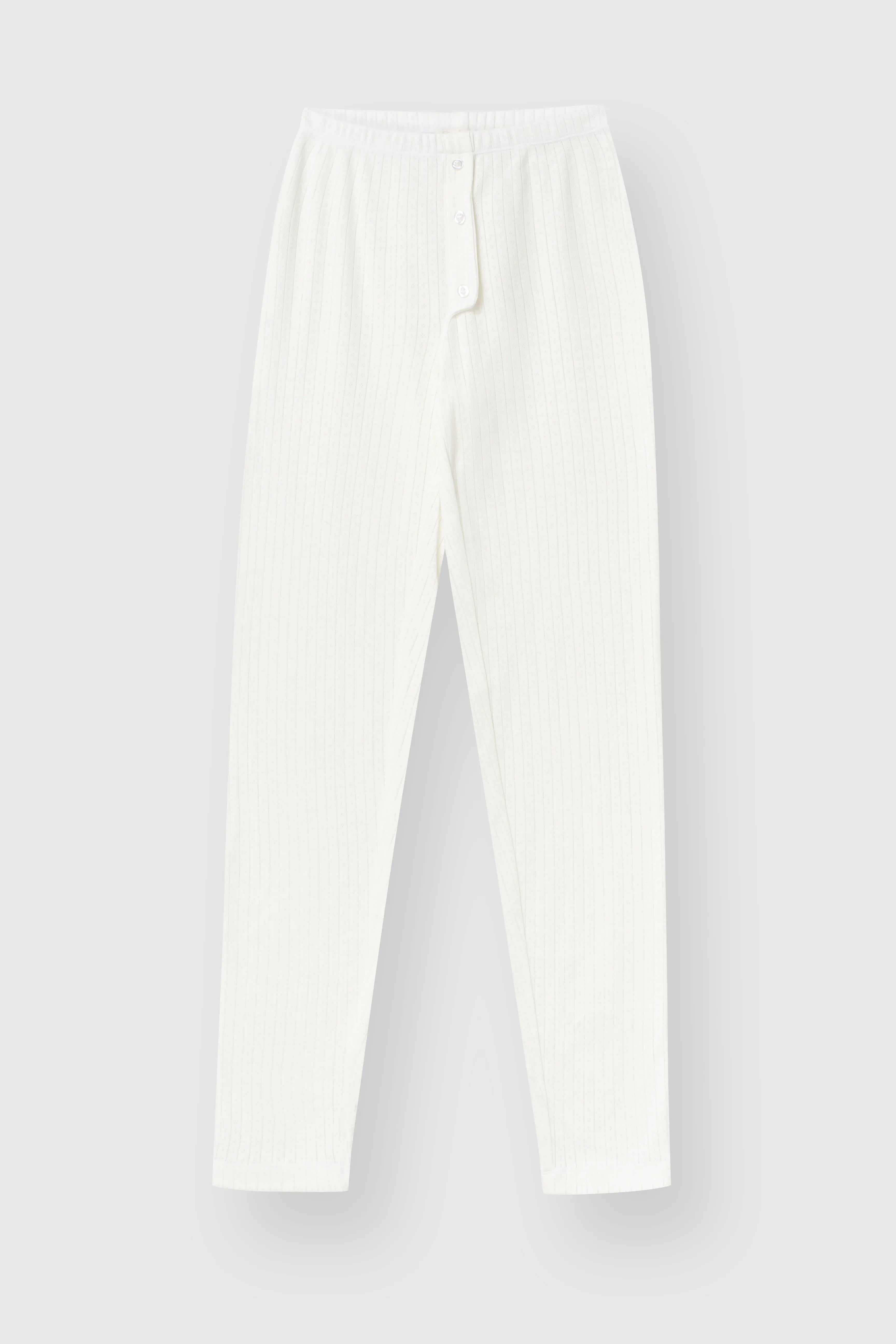 Ribbed milk joggers