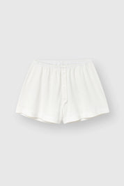 Ribbed shorts milky