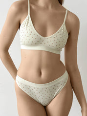 Basic milky rose lingerie top