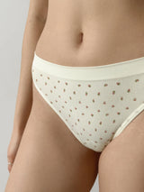Lingerie panties thong basic milky rose