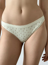 Underwear panties slips basic milky rose