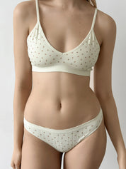 Basic milky rose lingerie top