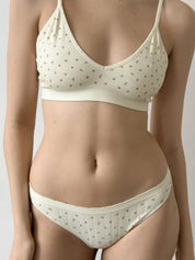 Basic milky rose lingerie top