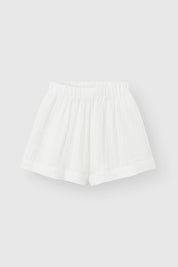 Muslin set 2-layer kimono+shorts white
