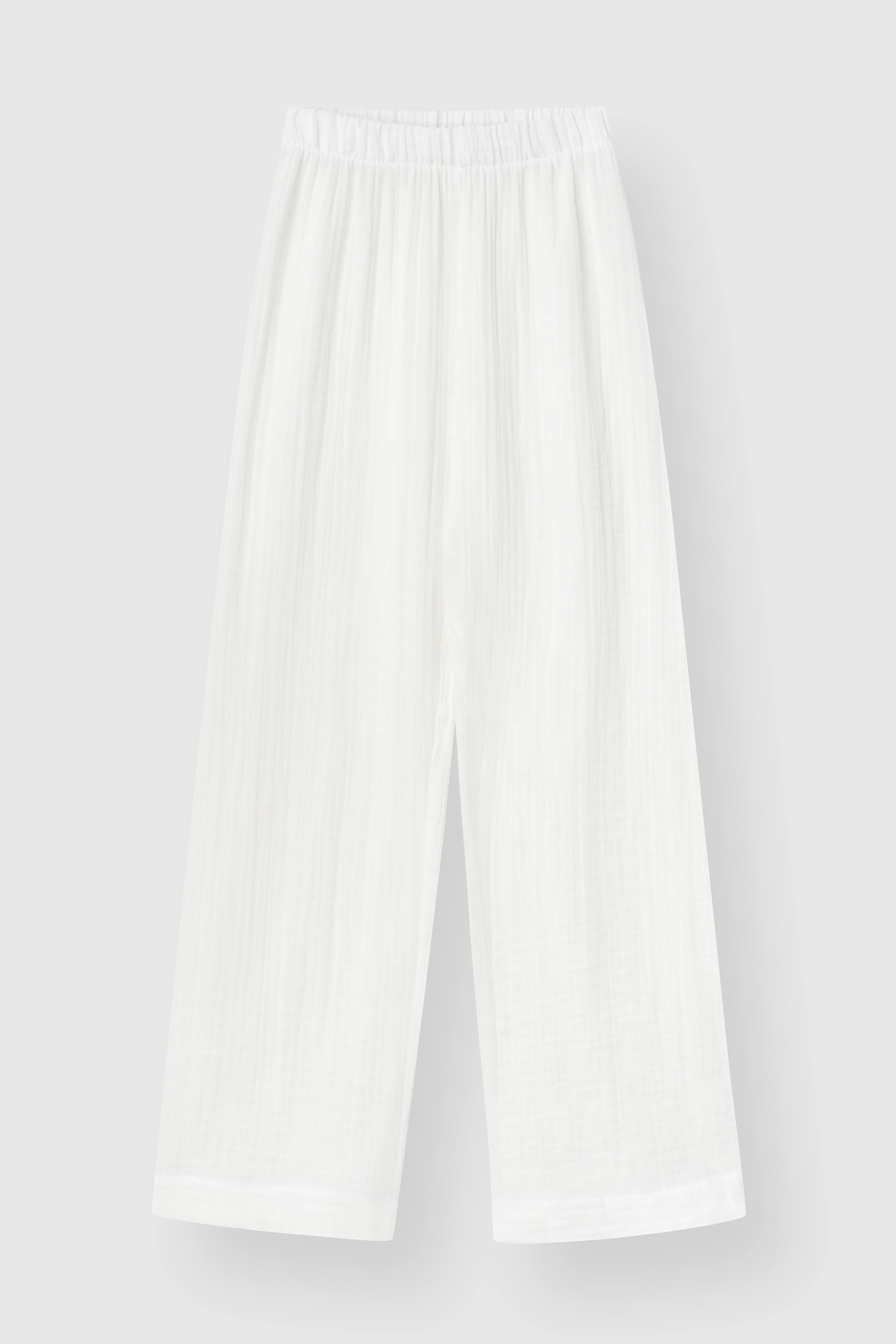 Muslin set 2-layer kimono+pants white