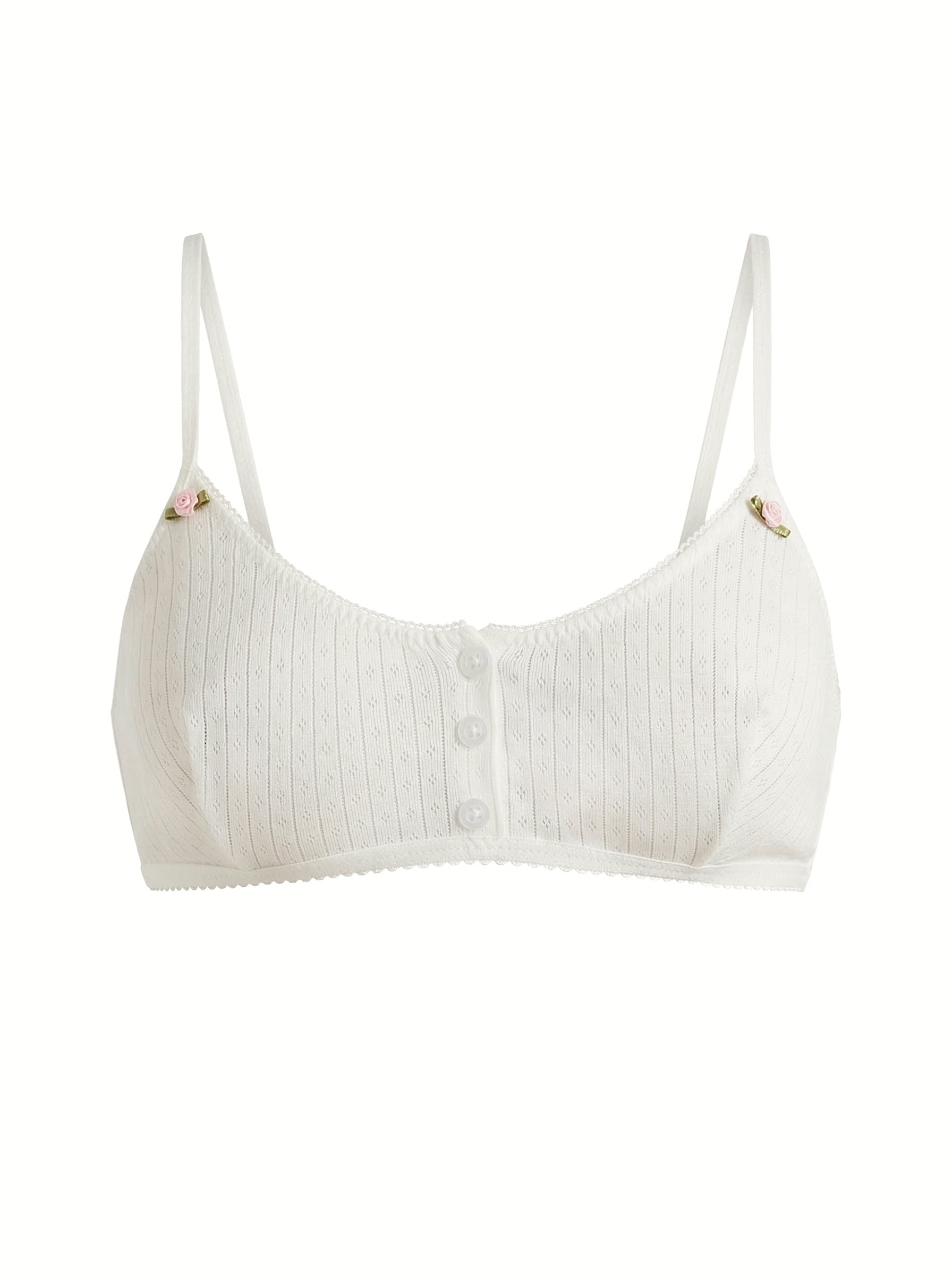 Lingerie Top milk Ribbed