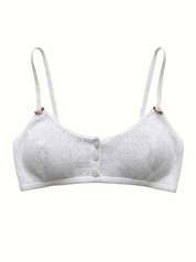 White ribbed lingerie top