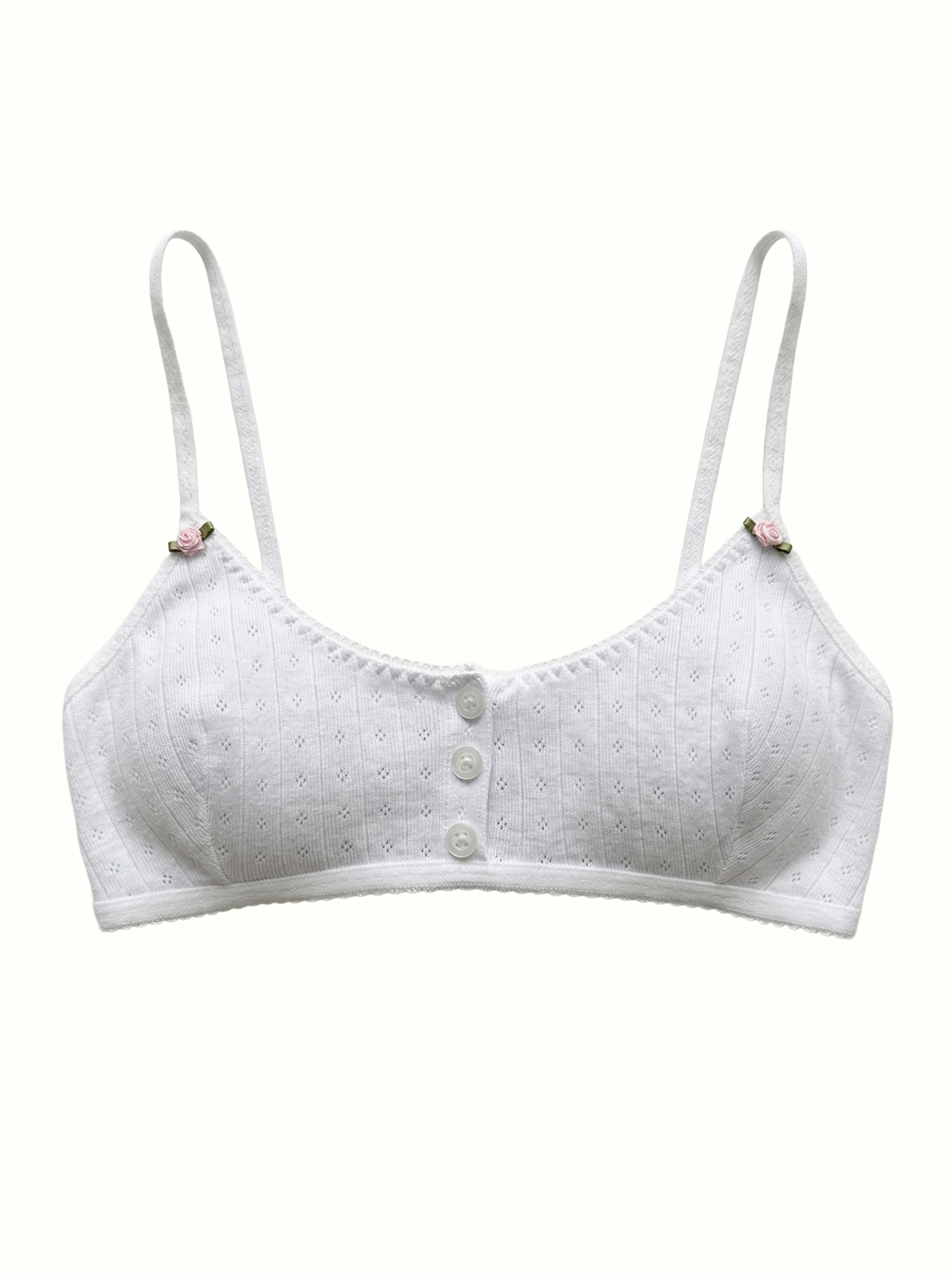 White ribbed lingerie top