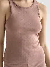 Ribbed mink t-shirt