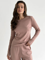 Ribana long-sleeve mink (without button)