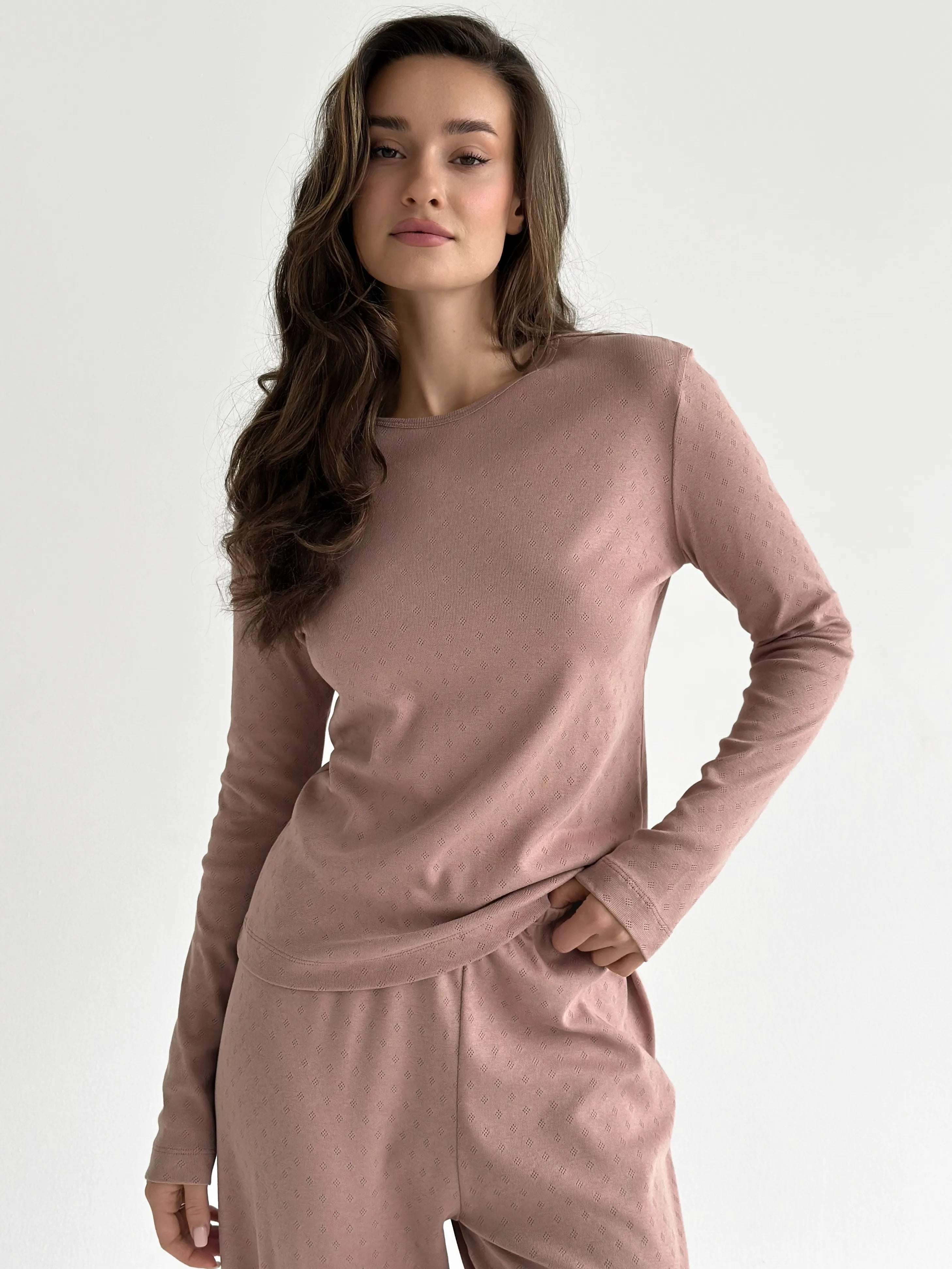 Ribana long-sleeve mink (without button)