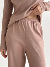 Ribana wide mink pants