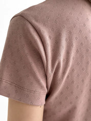 Ribbed mink t-shirt