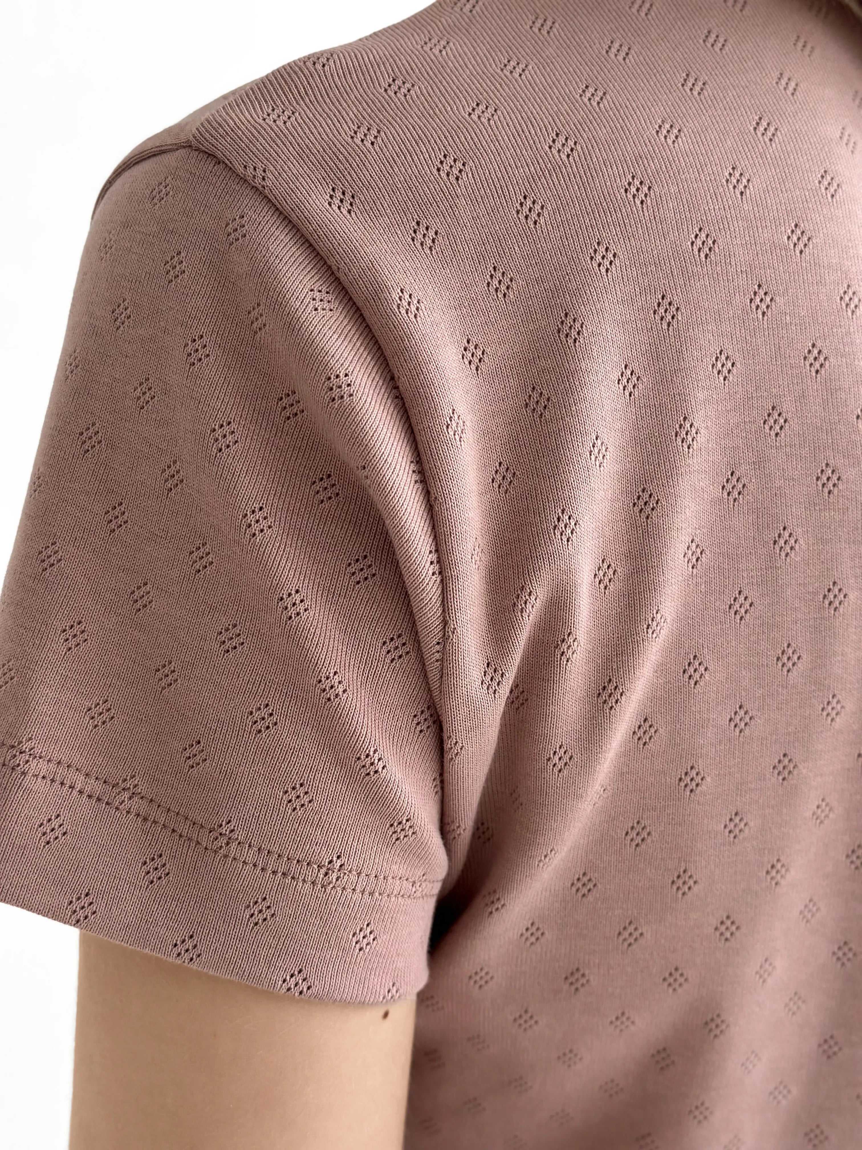Ribbed mink t-shirt