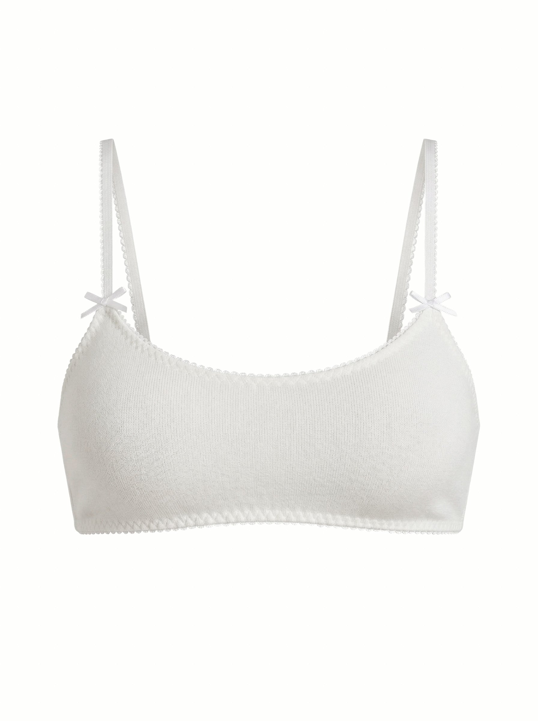 Lingerie Top "Tenderness" white knitwear