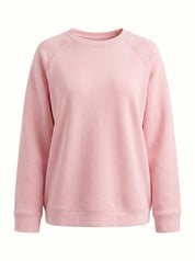 Cotton Sweatshirt knitwear 3-ply pink