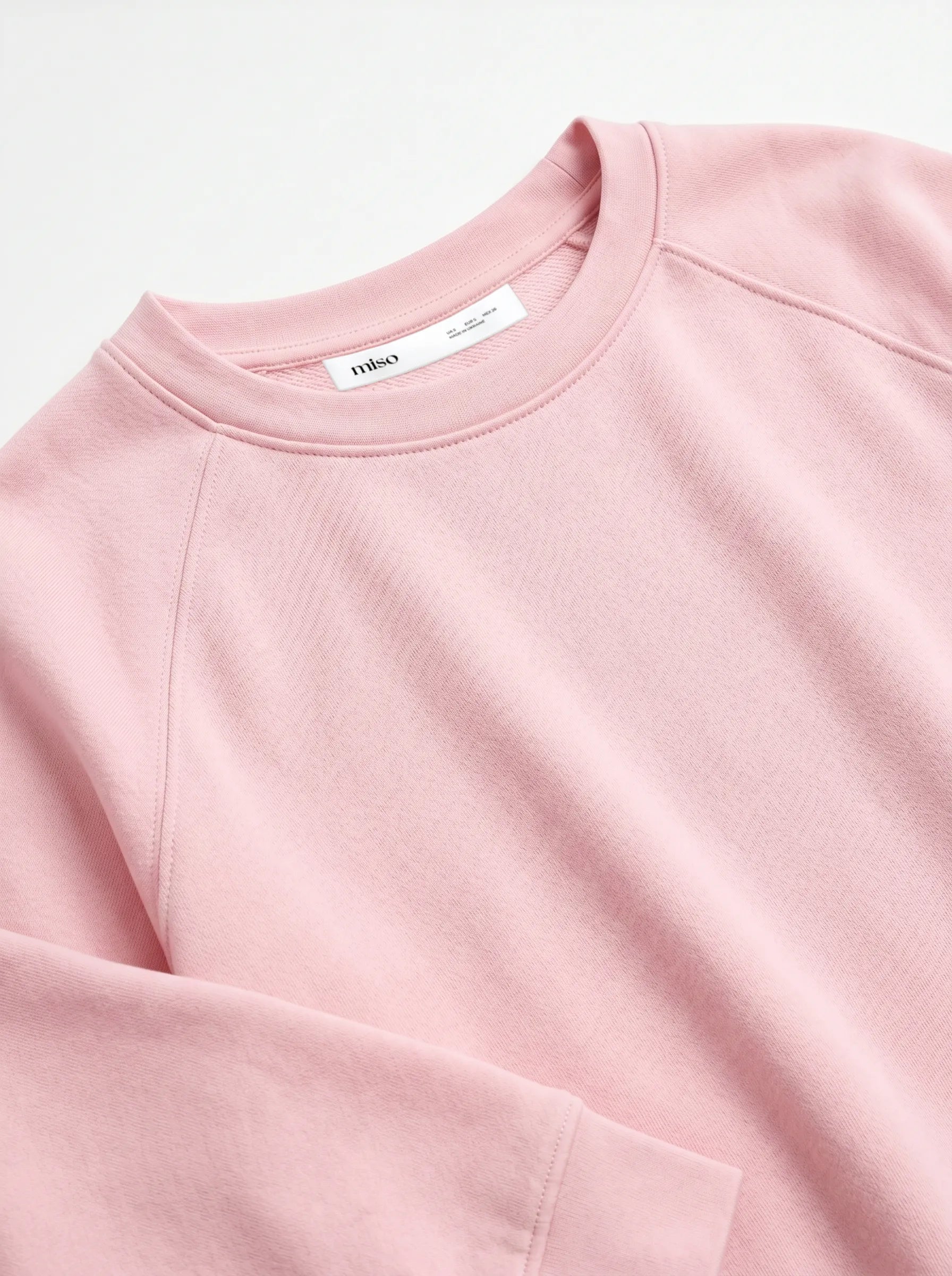 Cotton Sweatshirt knitwear 3-ply pink