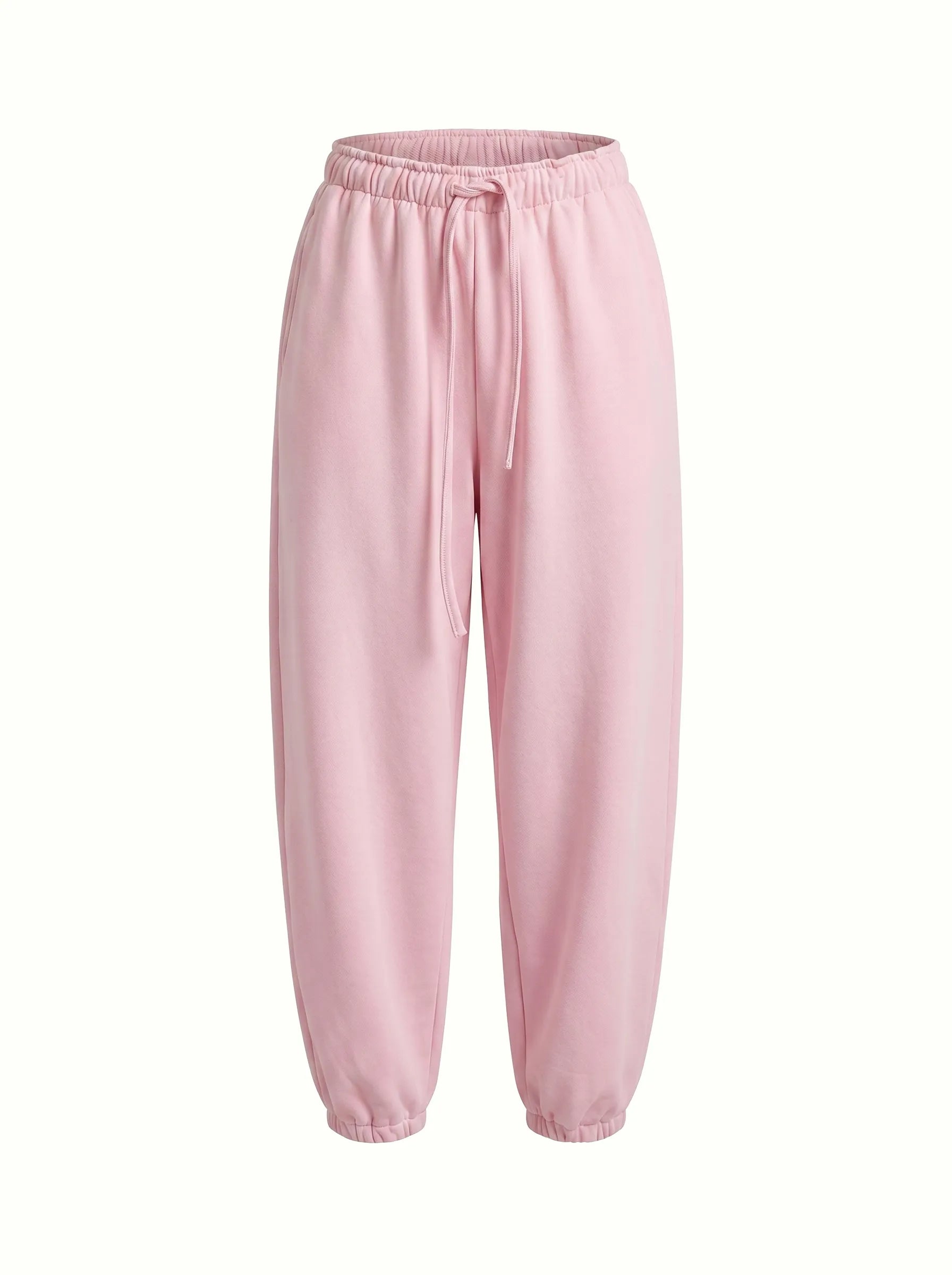 Cotton Pants knitwear 3-thread pink