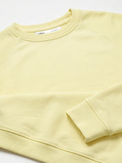 Cotton Sweatshirt knitwear 3-thread lemon