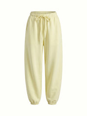 Cotton Pants knitwear 3-thread lemon