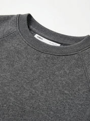 Cotton Sweatshirt knitwear 3-thread graphite