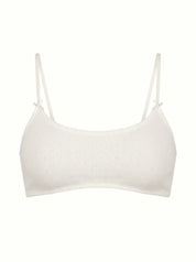 Lingerie Top “Tenderness” ribbed milky