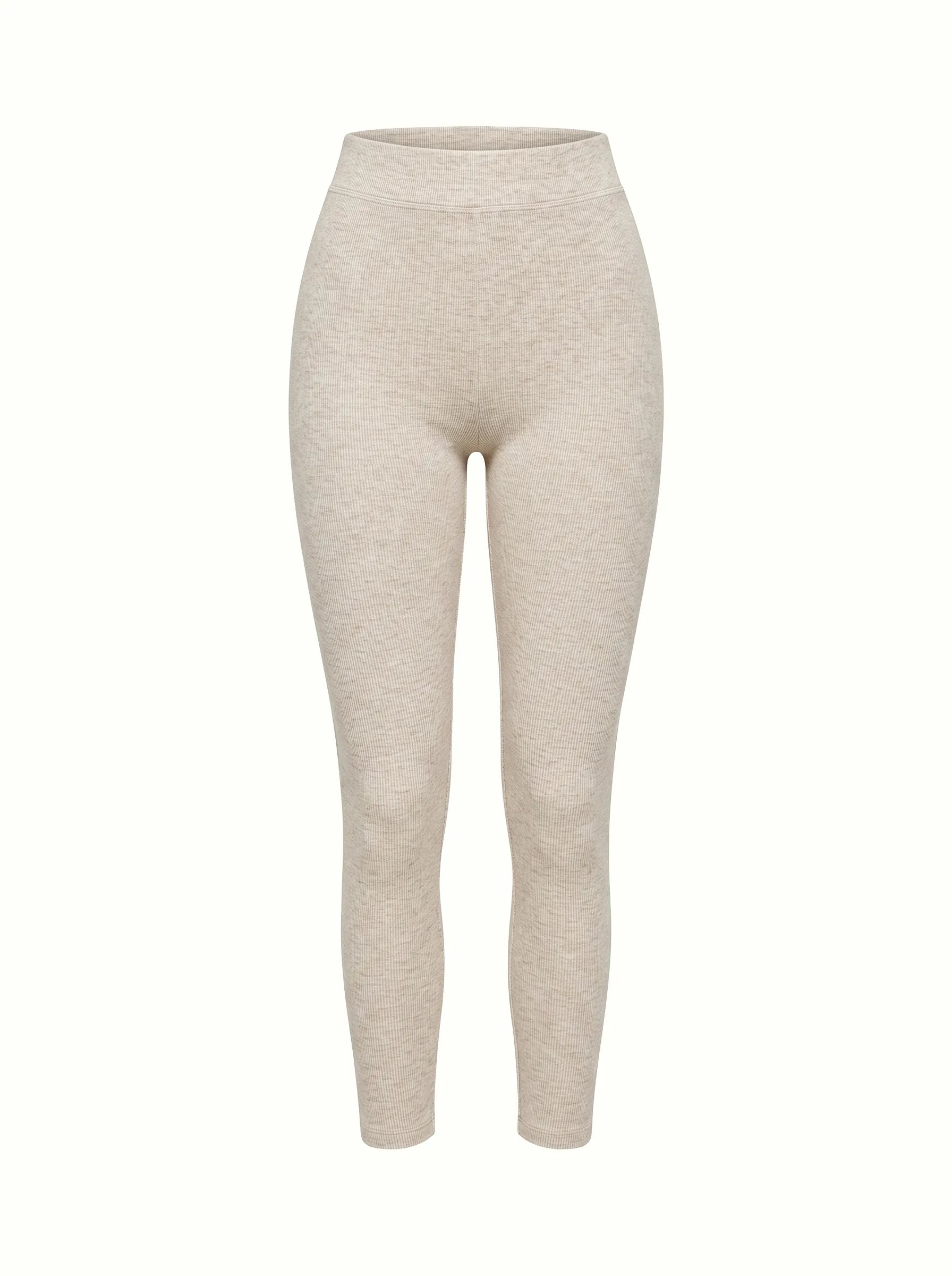 Beige leggings