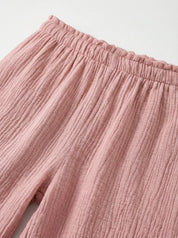 Muslin Pants Mono pink 2-ply