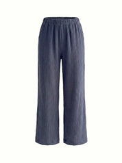 Muslin Pants Mono light blue 2-ply.