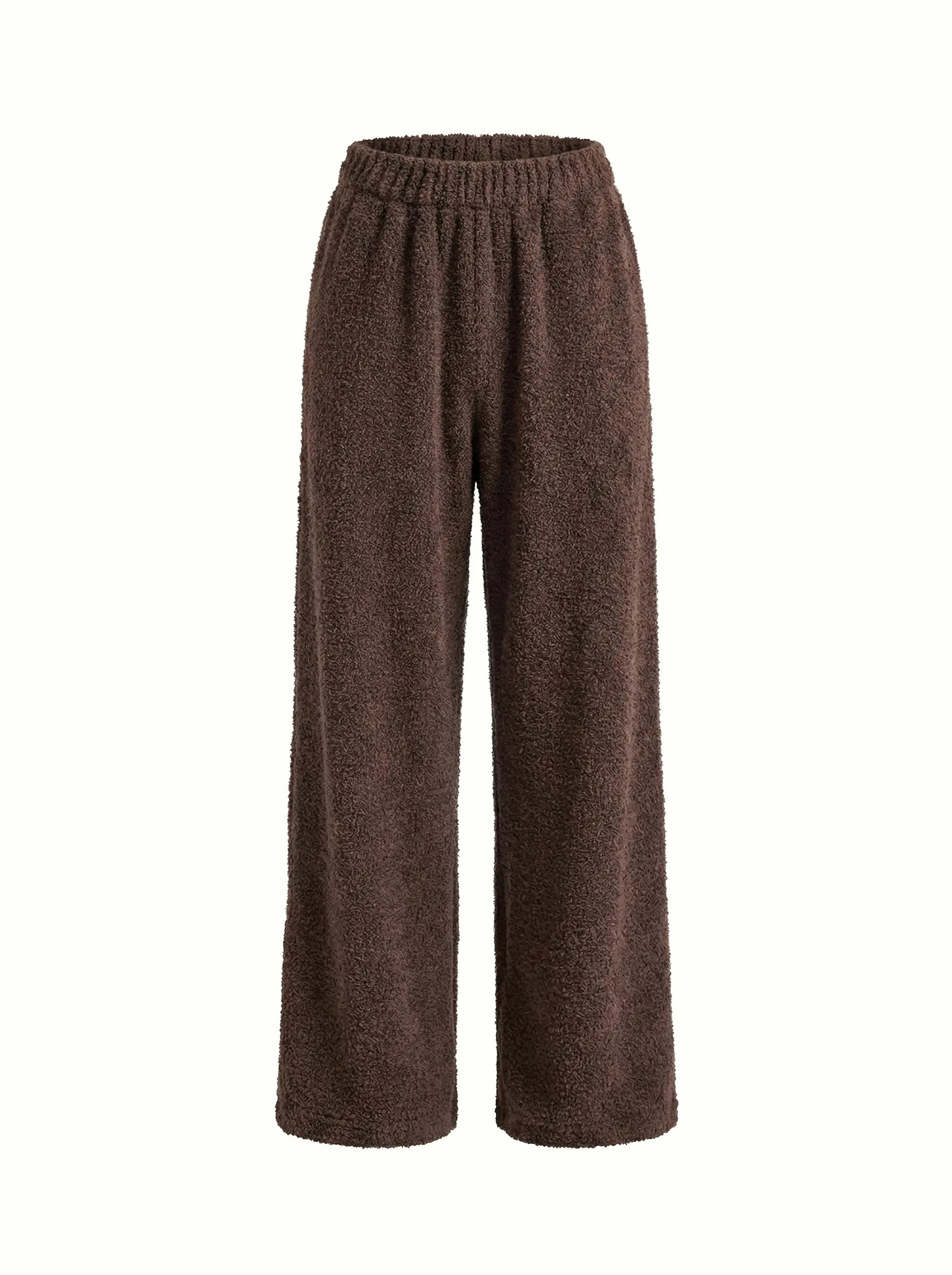SOFT terry Pants brown