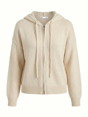 Milk zipper cardigan